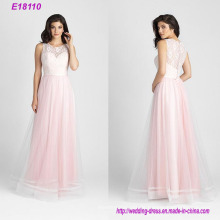 Rosa 2017 Frauen Mode Chiffon Brautjungfer Kleid